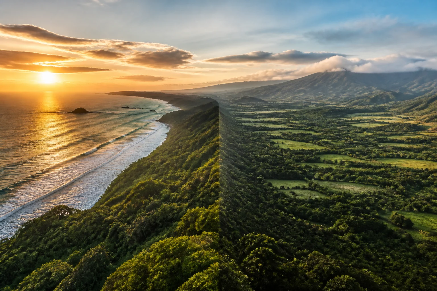 Costa del Pacífico y Valle Central de Costa Rica