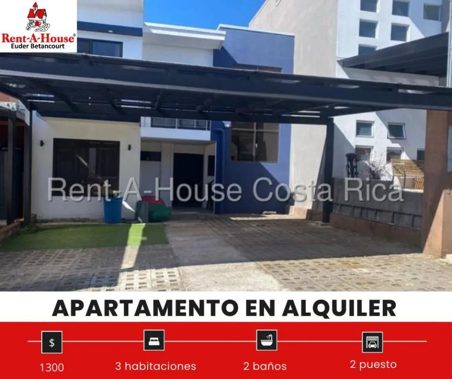 Alquile apartamento en primer nivel en Ulloa, Heredia, ideal para quienes buscan comodidad, ubicación estratégica y calidad de vida.