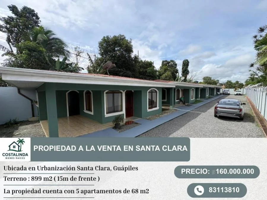 Propiedad a la venta en santa clara - Venta en Guápiles