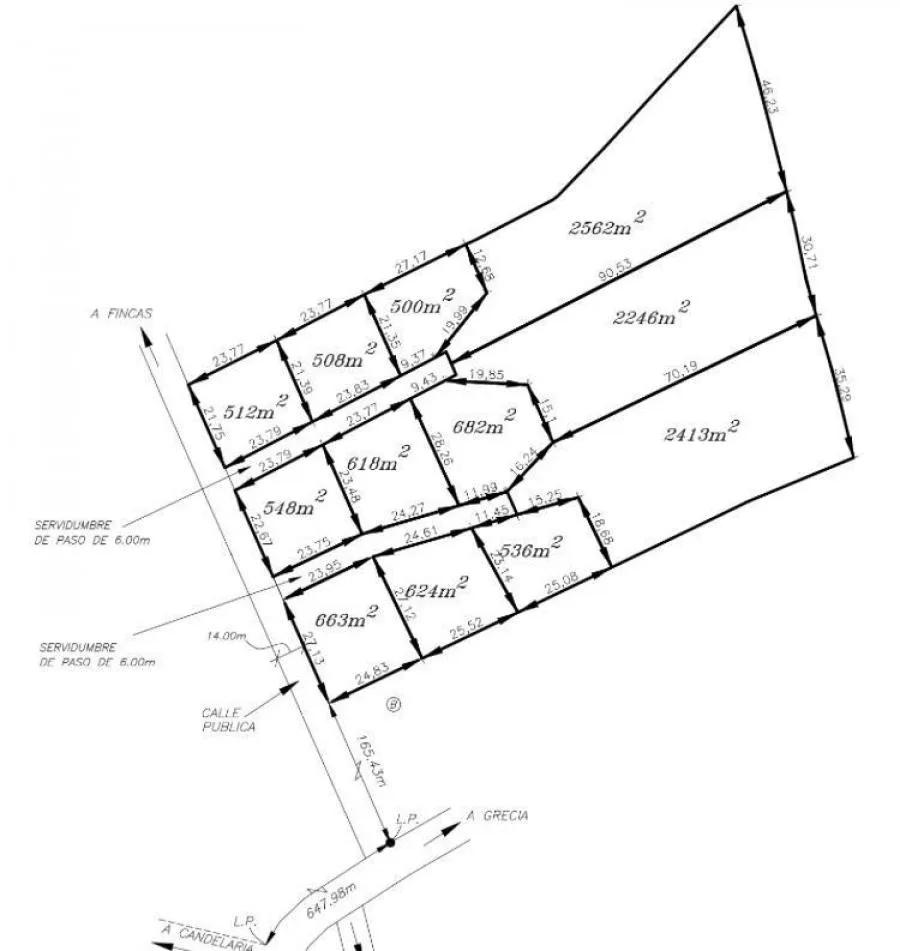 Lotes en venta en Santa Eulalia, Atenas - Venta en Atenas