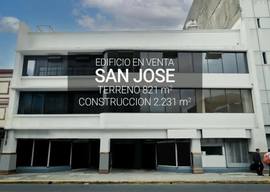 Venta de edificio comercial de 2.231 m2 en San Jose Centro MGA - Venta en San José