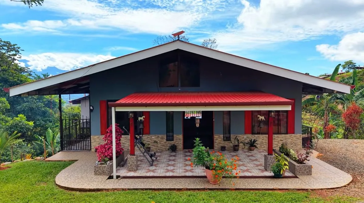 SE VENDE CASA CON VISTAS PANORAMICAS Y ACABADOS MODERNOS EN CONCEPCION - Venta en Pérez Zeledón
