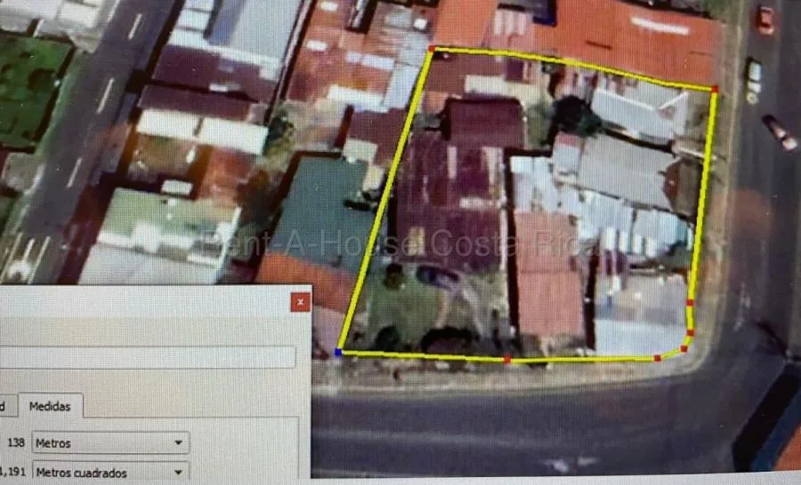 Lote de 1.191 m² con uso mixto en Heredia Centro y flujo de renta activo 26-1727 GS - Venta en Heredia