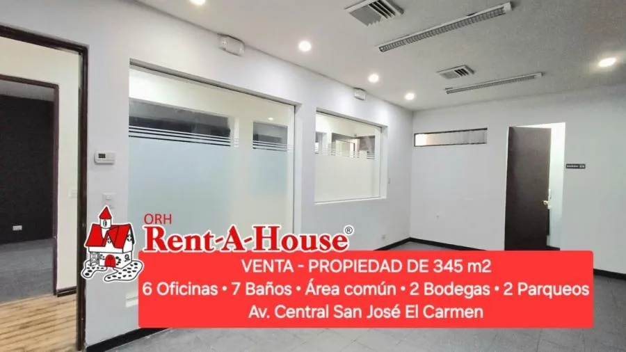 Venta de Local Comercial con Oficinas en Carmen, San José. RAH 25-733 - Venta en Carmen