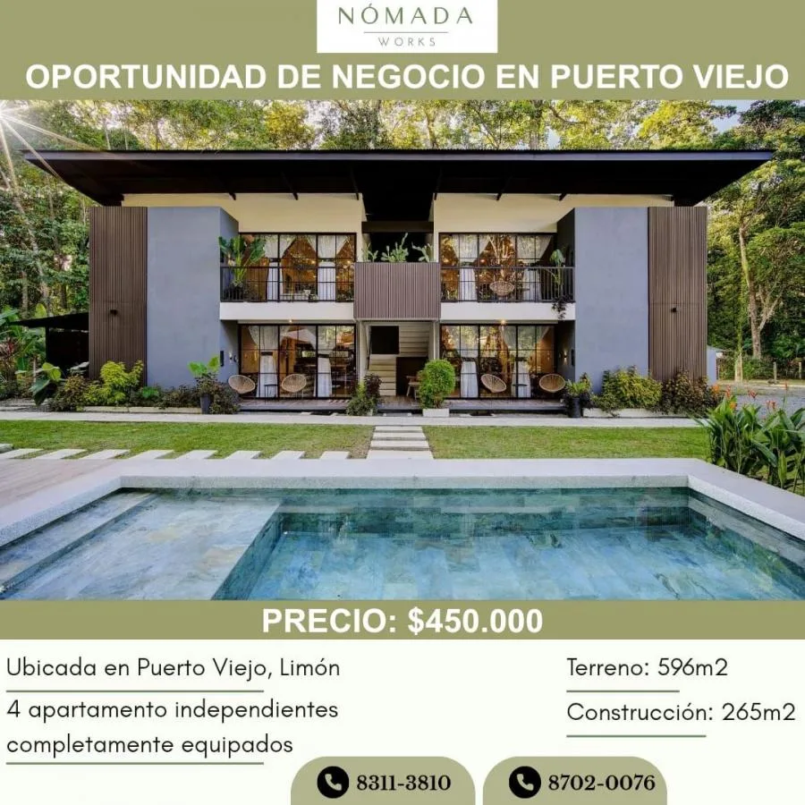 Oportunidad de negocio en Puerto Viejo Limón - Venta en Talamanca