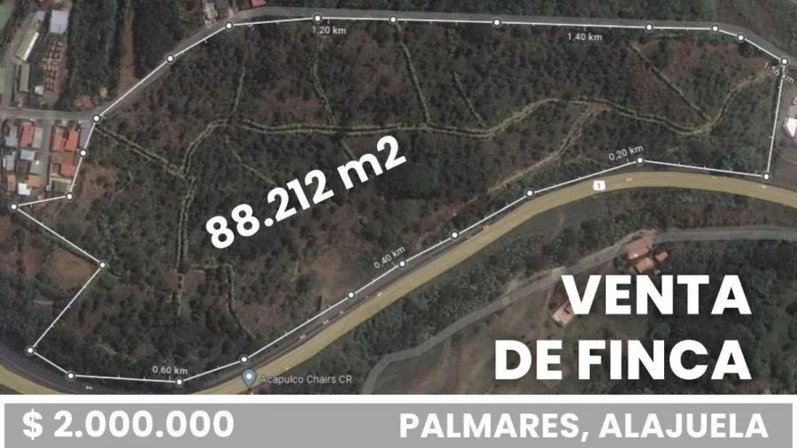 Venta de Lote en Palmares de Alajuela. RAH 26-117 - Venta en Palmares