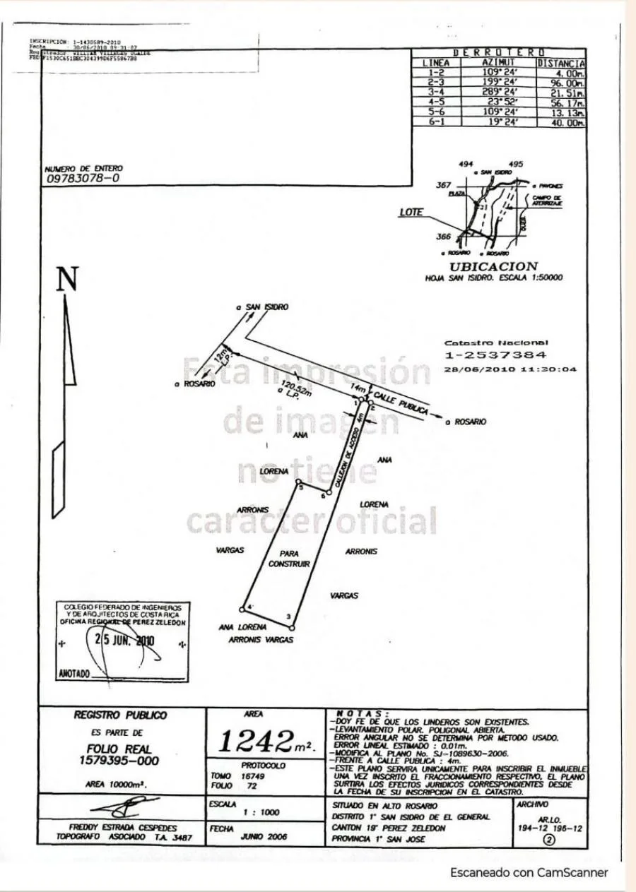 EN VENTA: TERRENO DE 1704 M² CON EXCELENTE UBICACIÓN Y PRIVACIDAD EN PÉREZ ZELEDÓN - Venta en Perez Zeledón — photo 2