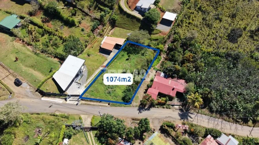 LOTE EN VENTA EN MIRAVALLES, PÉREZ ZELEDÓN – 1,074 m² CON VISTA Y FÁCIL ACCESO - Venta en Perez Zeledón