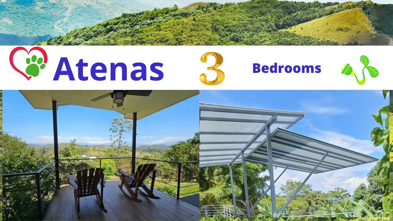 Alquiler Hermosa Casa en Atenas, independiente,  en medio de  la naturaleza, con vistas panoramicas