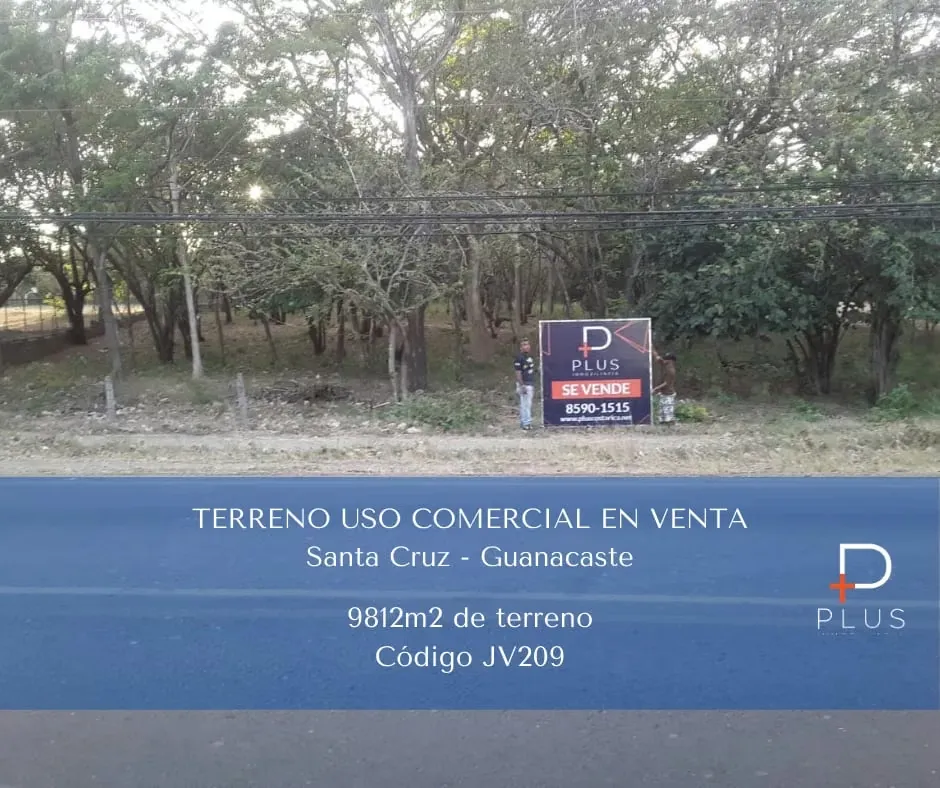 COMMERCIAL LAND FOR SALE SANTA CRUZ CODE JV209