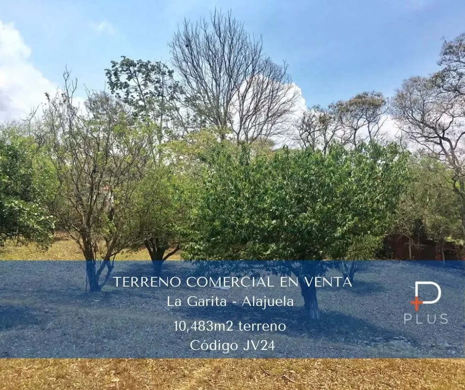 COMMERCIAL LAND FOR SALE LA GARITA ALAJUELA CODE JV24