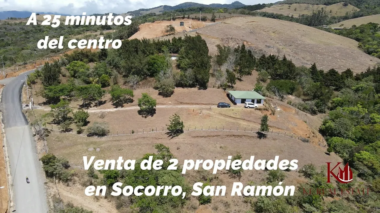 VENTA TERRENOS SAN RAMÓN, ALAJUELA