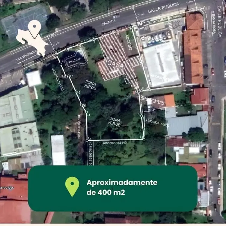 DESARROLLADORES Venta terreno Santo Domingo Heredia sobre calle principal. 54 m frente