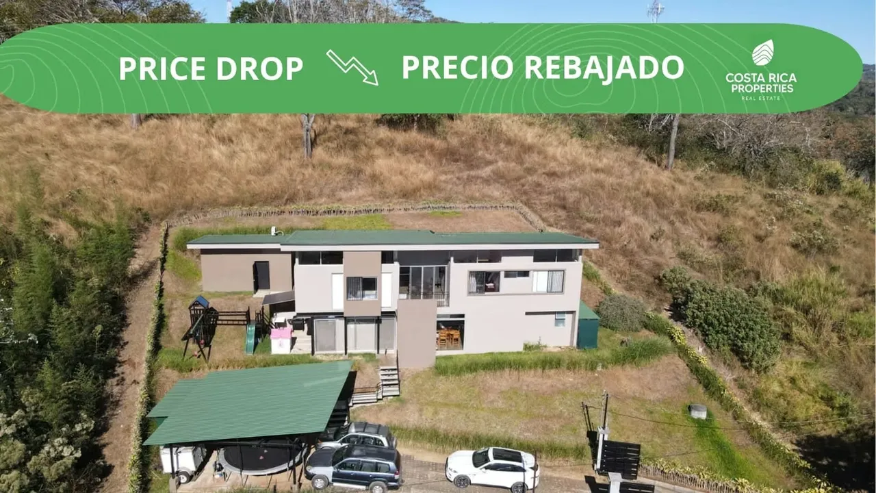 Casa en venta en Naranjo, llave en mano, 2 pisos, vistas, studio independiente