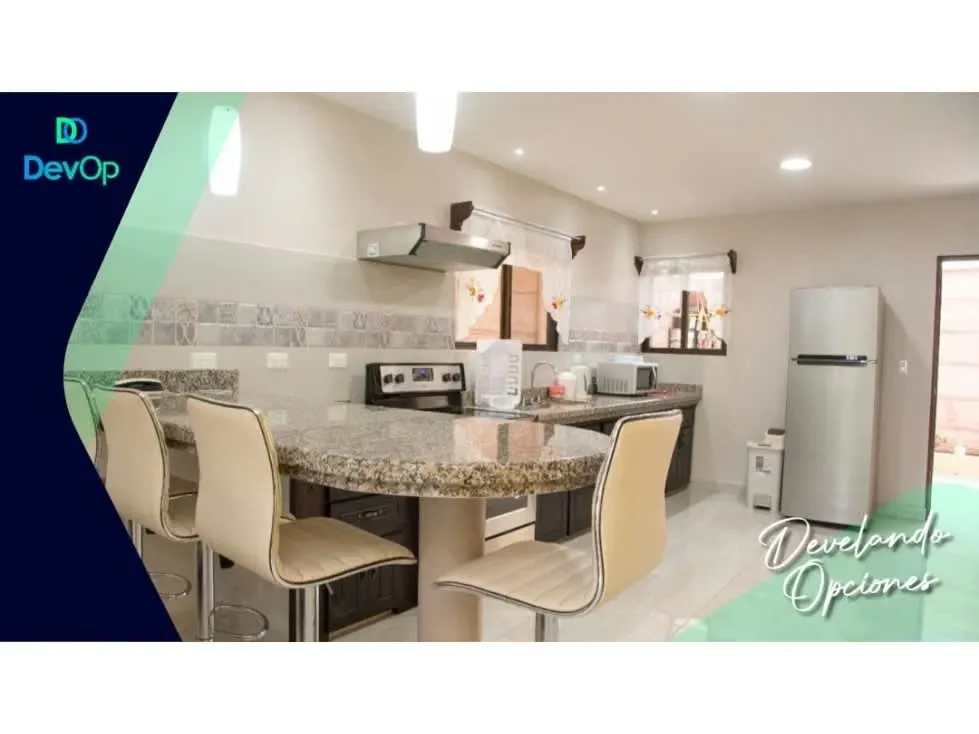 Venta de casa con 3 habitaciones y zonas verdes