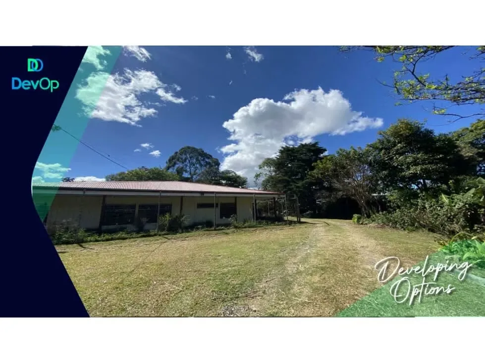 Venta de Terreno 5000 m2 con casa amplia en San Miguel, Desamparados