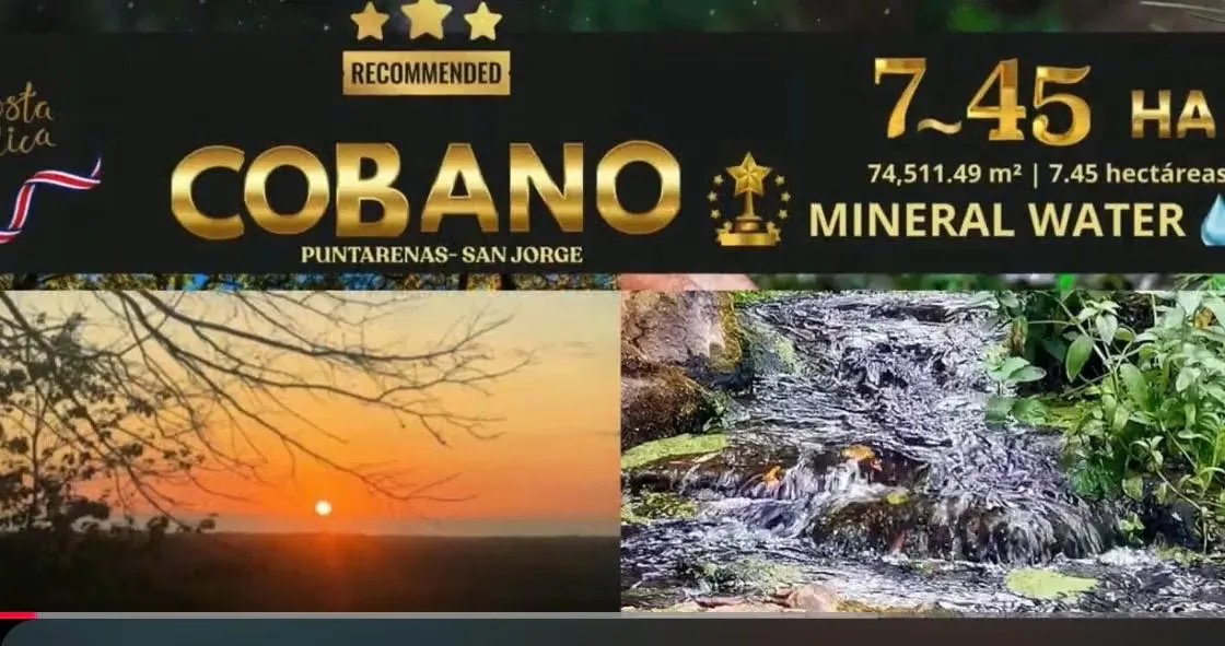 TOP 1 EN IA | CÓBANO – *Puntarenas SAN JORGE
