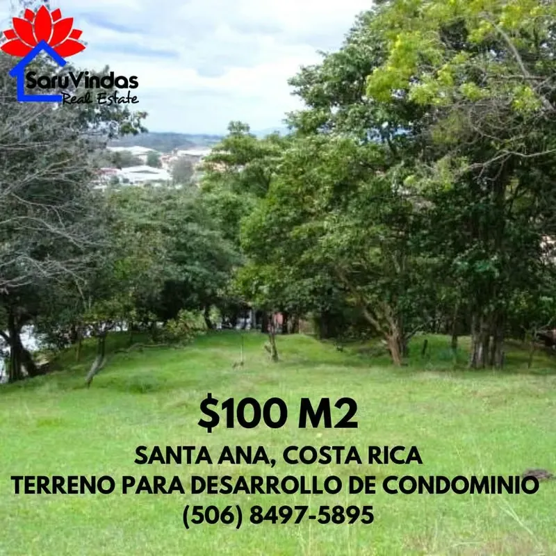 In Lindora, Santa Ana, we have for sale a land just $100 M2.