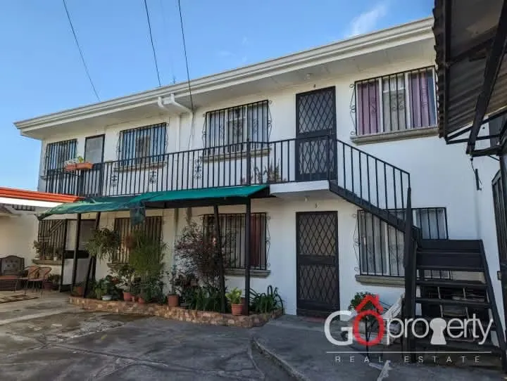 There are four (4) apartments each with an area of 60 square meters and one (1) apartment