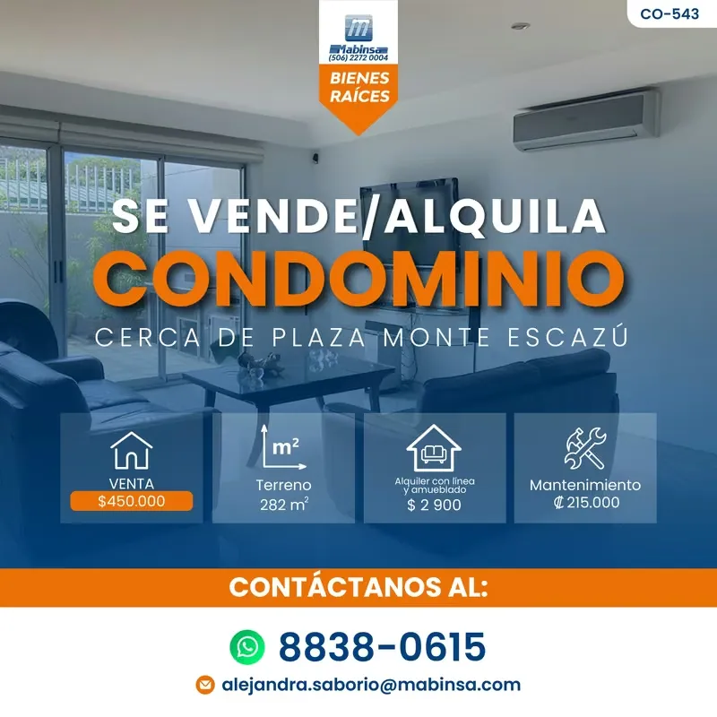 Habitaciones: 3 (todas con baño privado, dos con balcón)