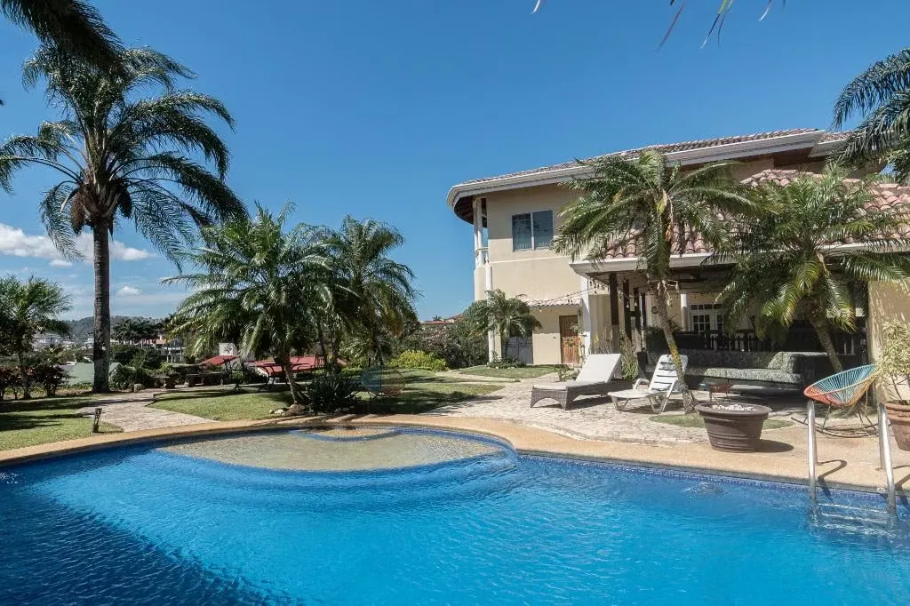 Multilevel mansion for sale.