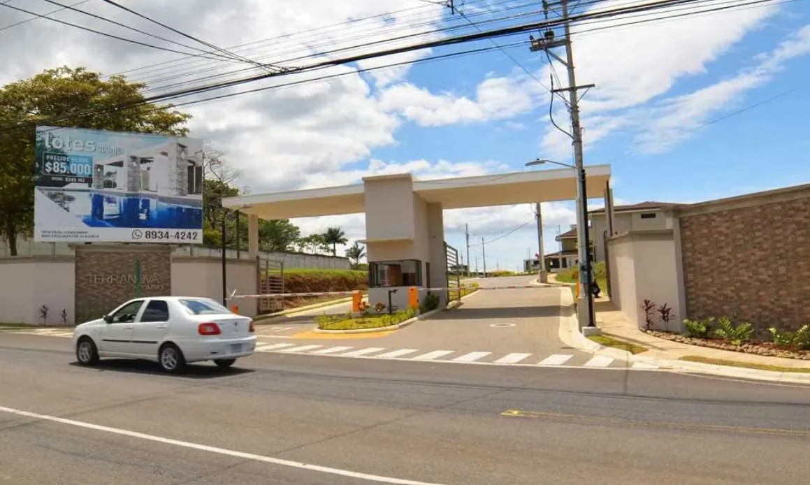 Lot for sale in Condominio Terranova, located in the most exclusive area of Alajuela, La Ceiba.