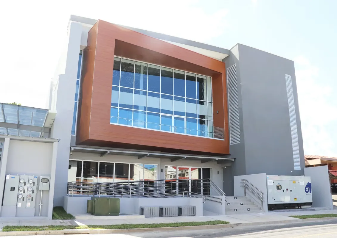 The Dent Building is a boutique office building located in the Dent Barrio, a high-value residential area in San José, Costa Rica.