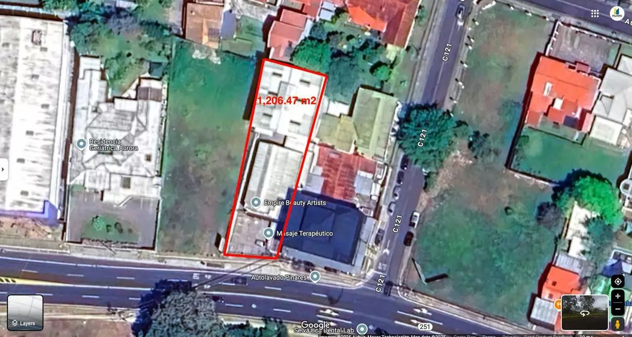 Land for Sale – Milla de Oro, Pinares, Curridabat (AD).