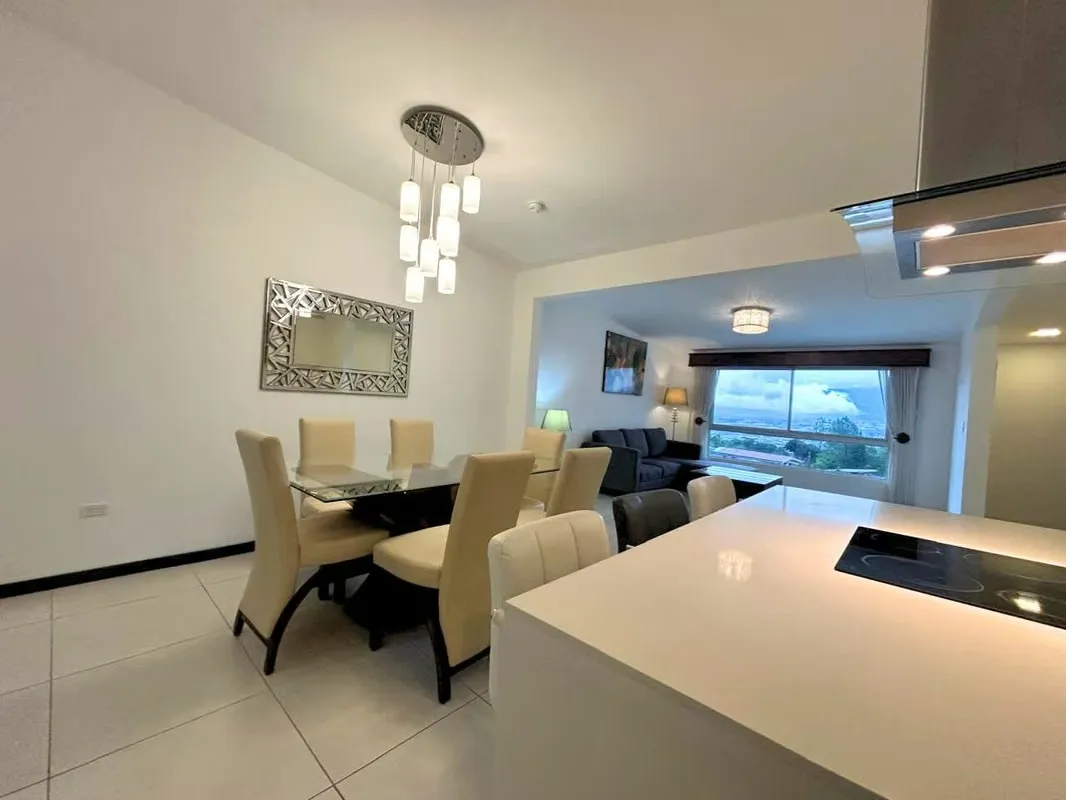 Located in a 3-story building with an elevator, this two-level apartment offers comfort, spaciousness, and a beautiful view.