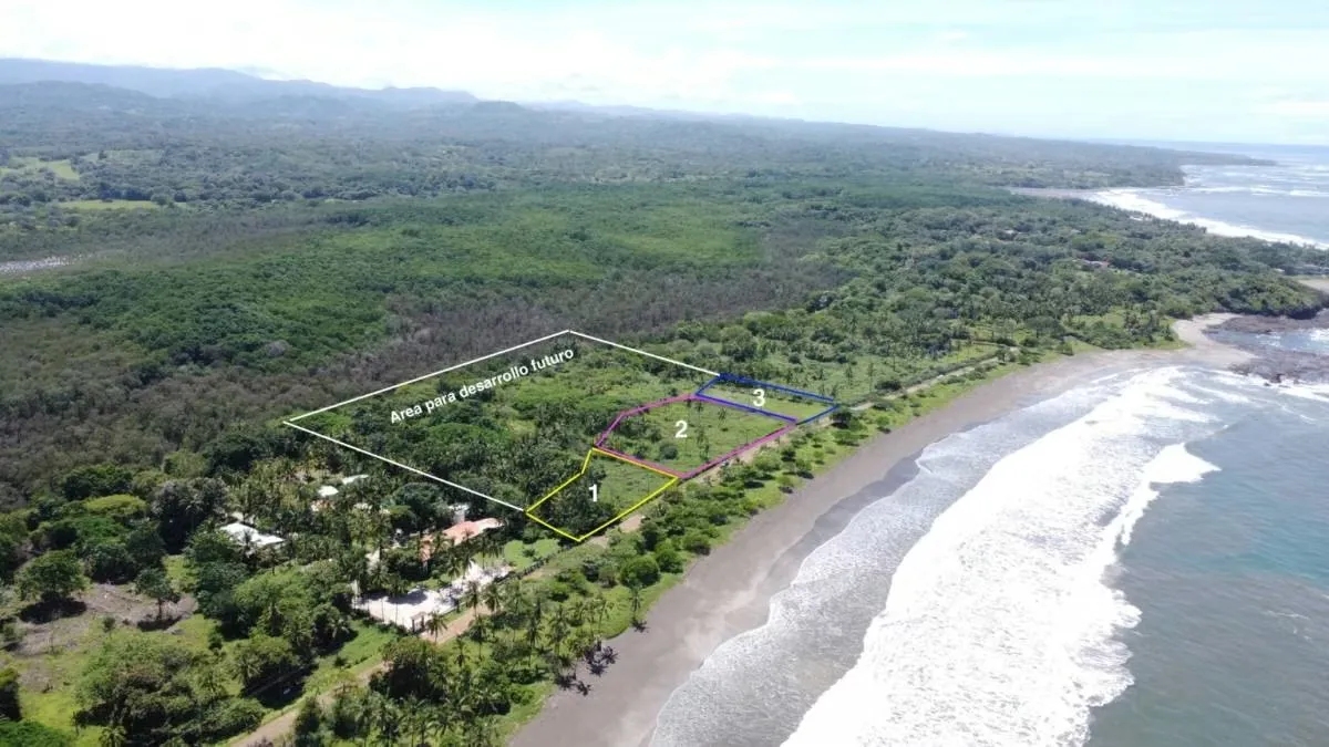 2 lotes frente al mar, oportunidad desarrollo turístico (Guanacaste)