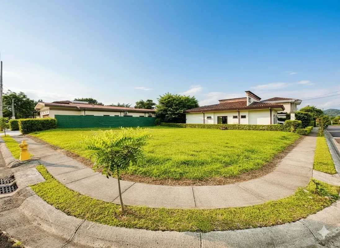 ¡Oportunidad única! Lote esquinero de 504 m² con forma totalmente cuadrada, ideal para construir la casa ...