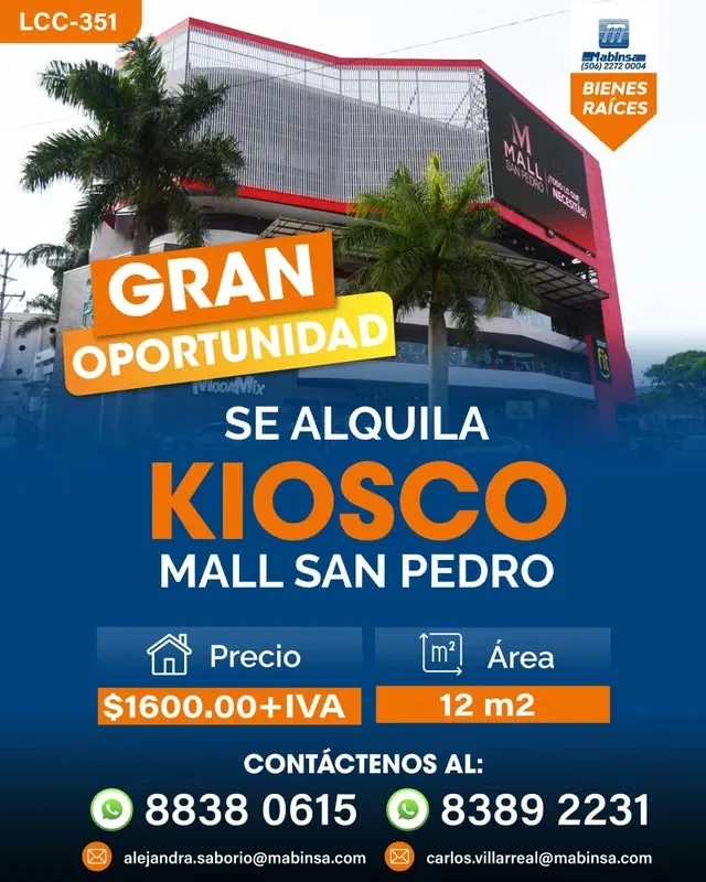 KIOSK FOR RENT – Mall San Pedro | LCC-351 — photo 2
