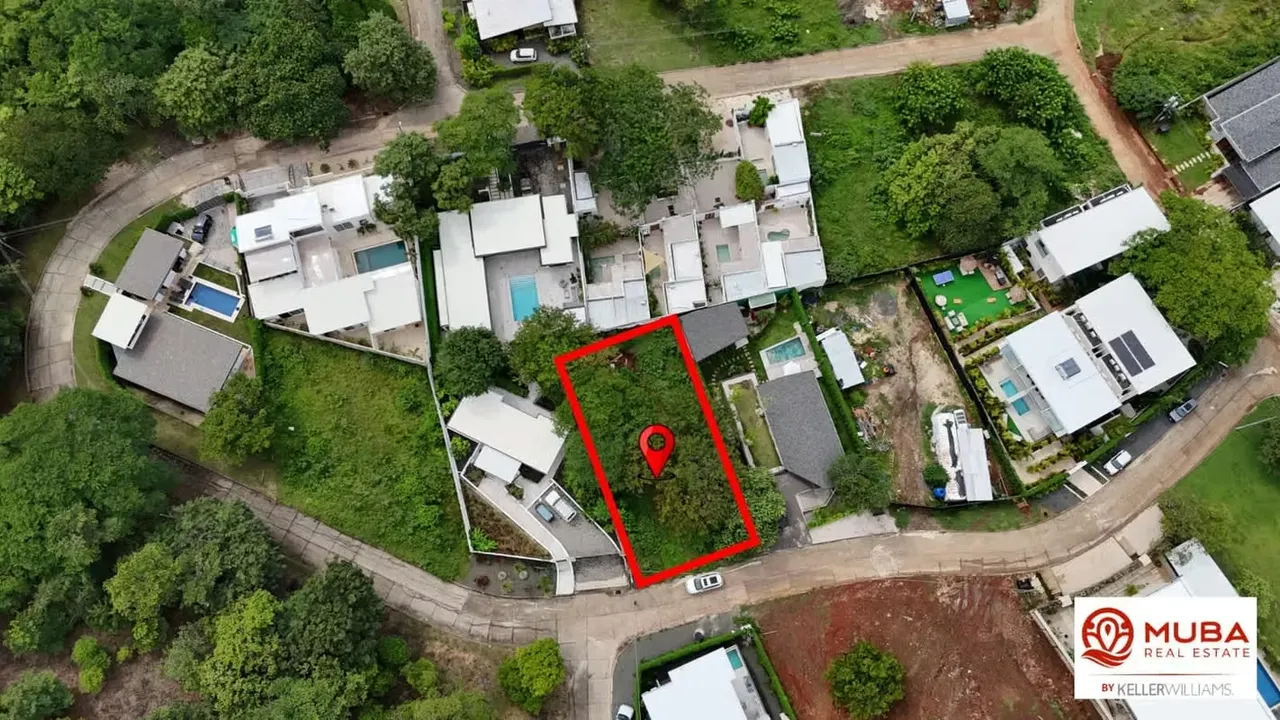 Lote en Venta-Tamarindo Hills de 575 m2 con agua y luz
