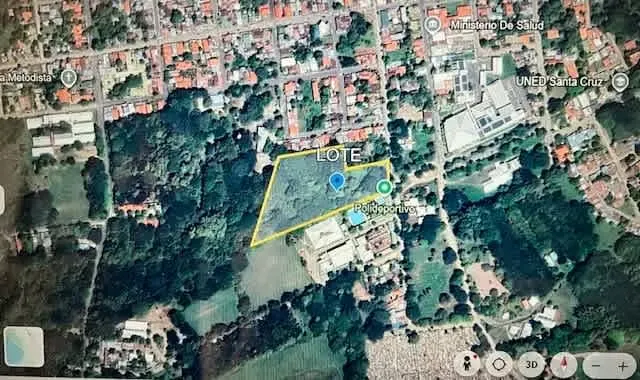SANTA CRUZ Lote junta al POLIDEPORTIVO y muy cerca del HOSPITAL!