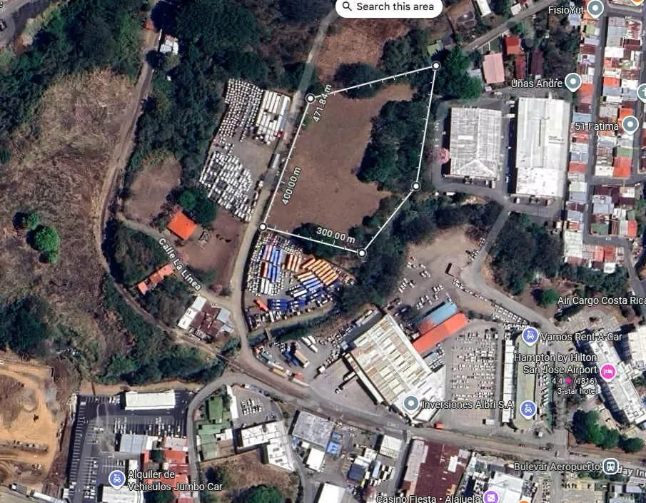 Terreno de 15.000 m² Cerca del Aeropuerto – Alajuela