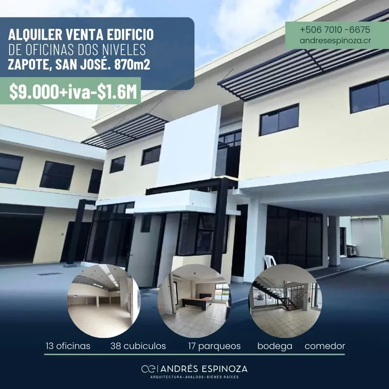 AE ARQUITECTURA | OFFICE BUILDING FOR SALE ZAPOTE AE 1076