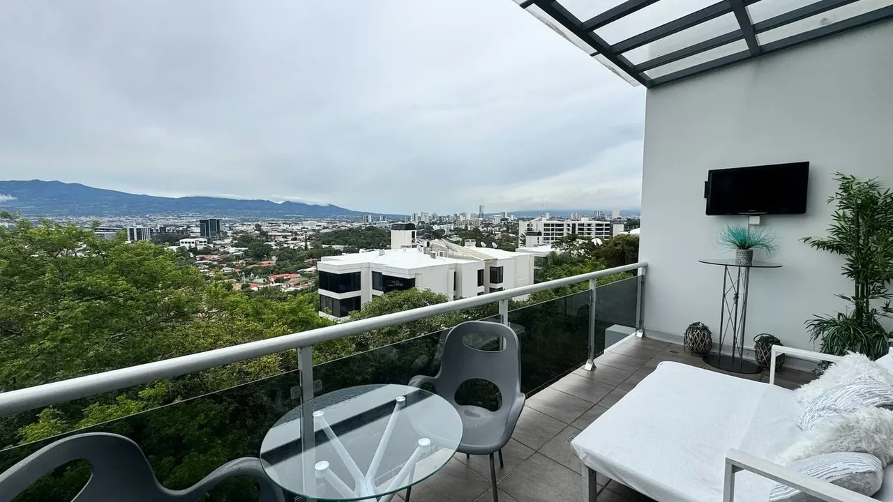 Furnished Condo for Rent with Panoramic View – San Rafael, Escazú (AD)