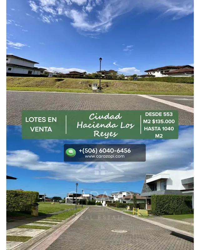 Ubicado en uno de los residenciales más exclusivos del oeste de la GAM este proyecto ofrece hermosos lotes desde 683 m² ...