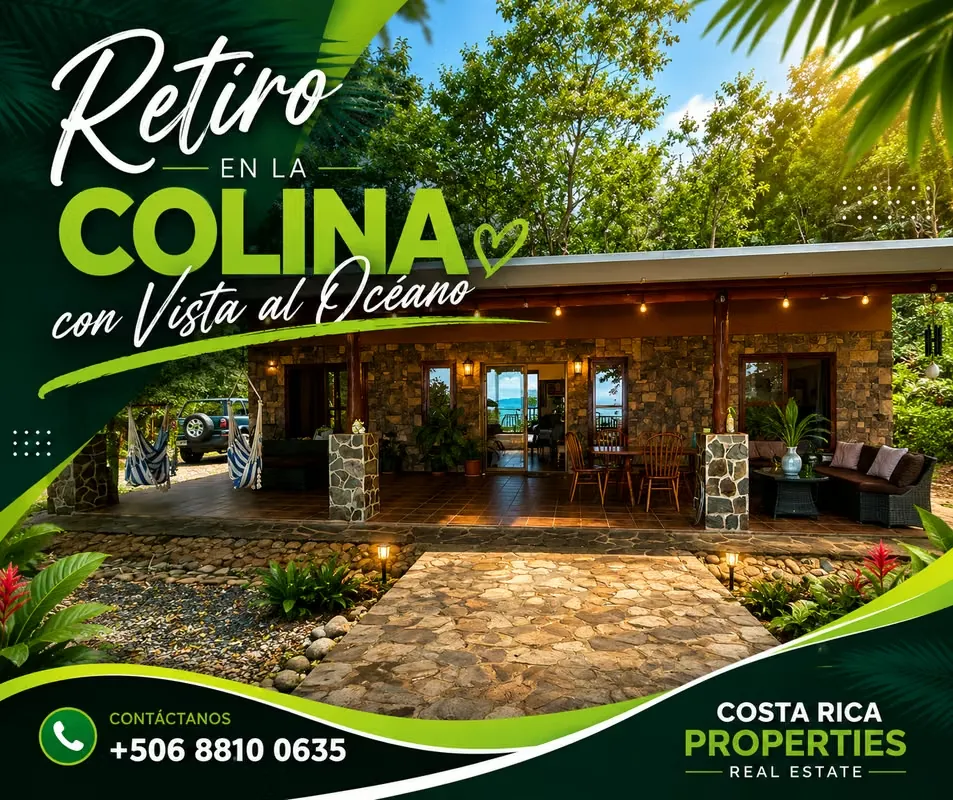 Retiro en la Colina con Vista al Océano – Maderal, San Mateo