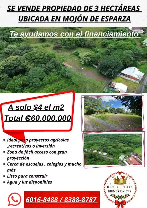GRAN REMATE EN VENTA – Terreno en Mojón de Esparza, Puntarenas