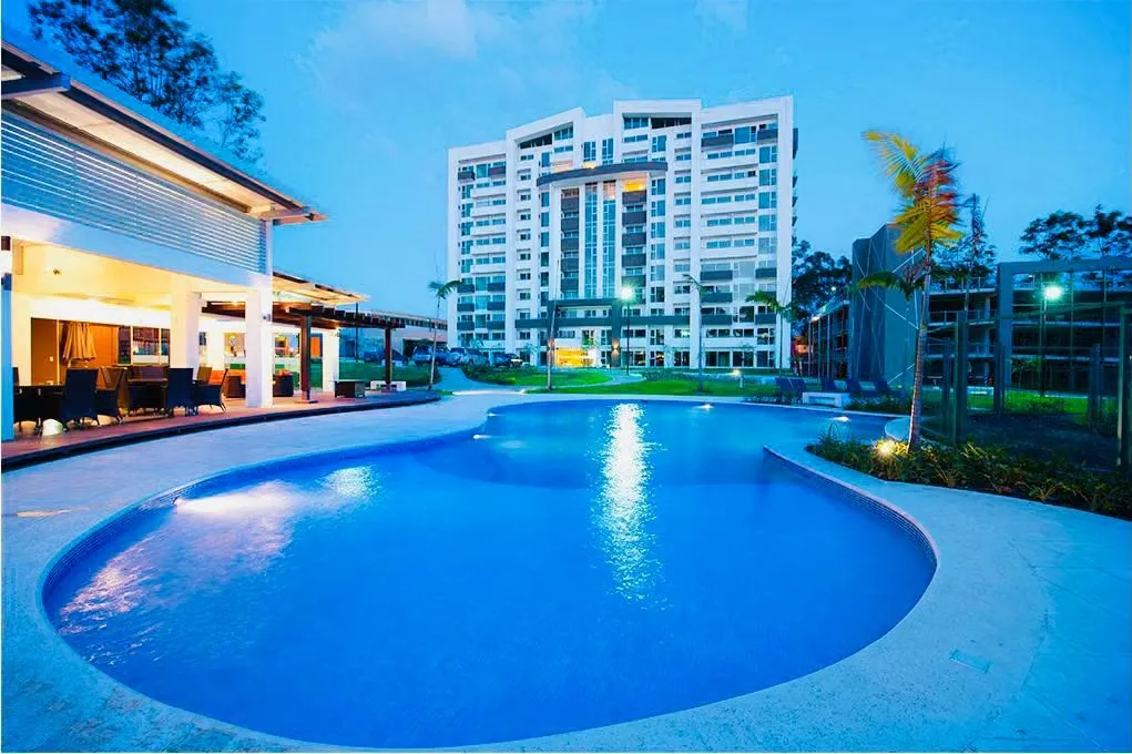 Apartment rental in Heredia in Torres de Heredia located in Piso 7 in front of the pool.