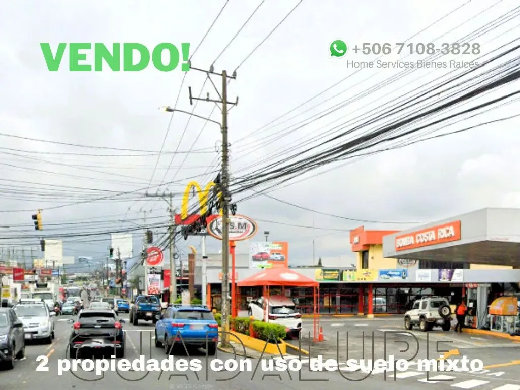 VENDO! 2 Lotes Uso Mixto – Calle Principal x CC Guadalupe.
