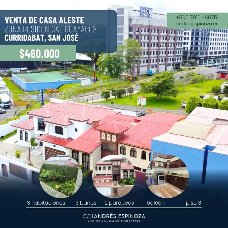 AE ARQUITECTURA | HOUSE FOR SALE IN GUAYABOS, CURRIDABAT AE 1241