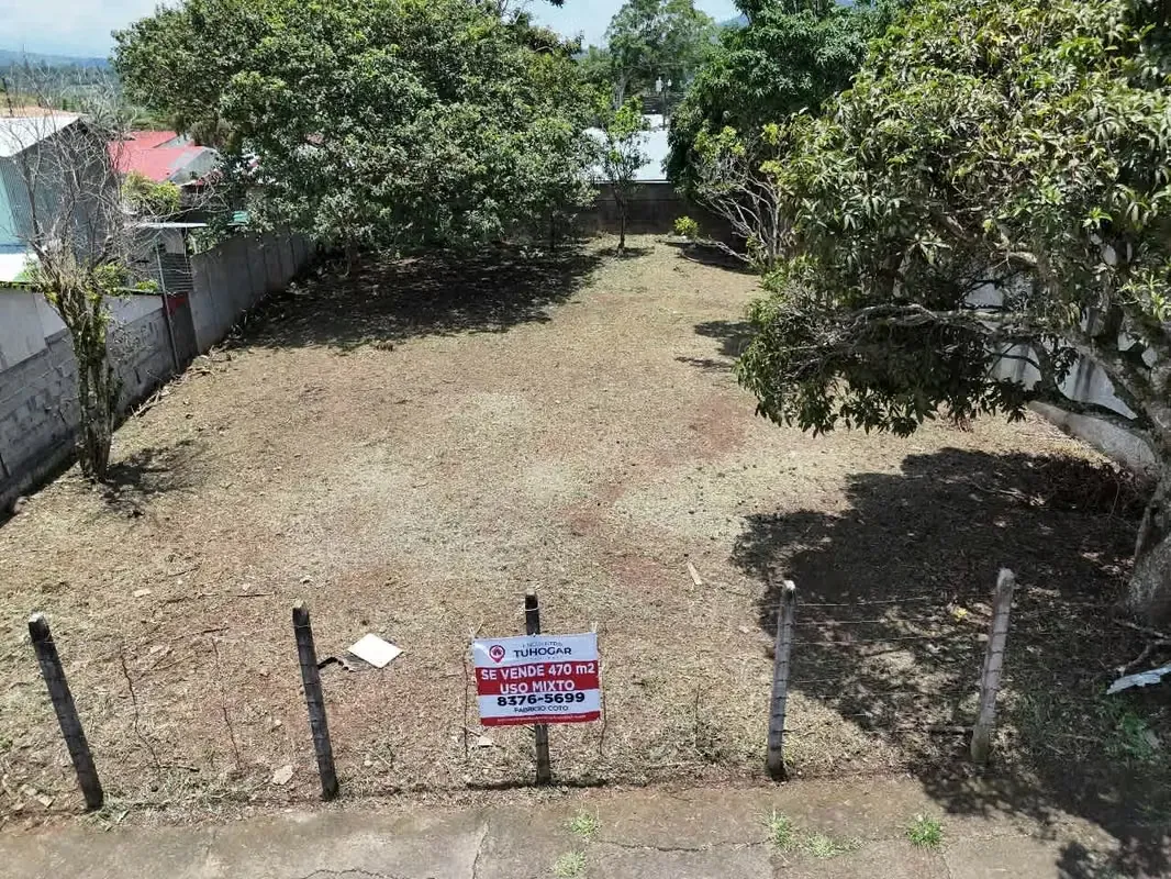 Sale of Lot in the center of San Ramon de Alajuela