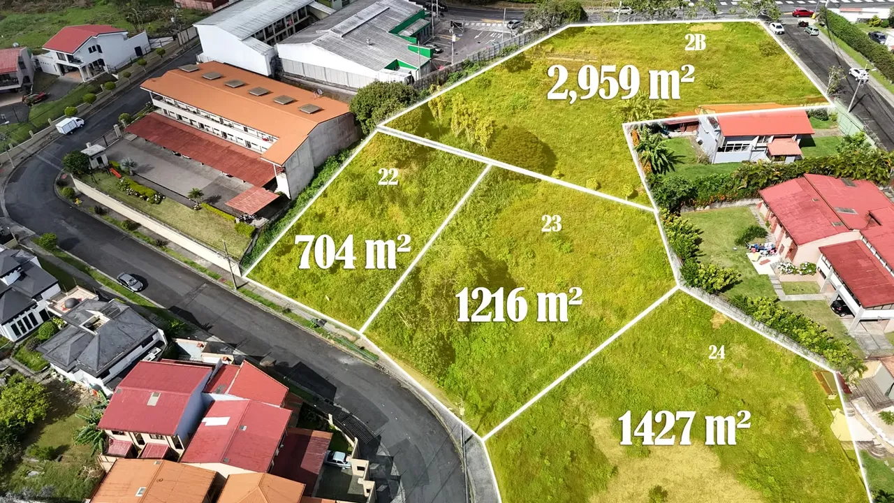 Lote en Residencial Vista Real de San Ramón de 3 Ríos, Montes de Oca.