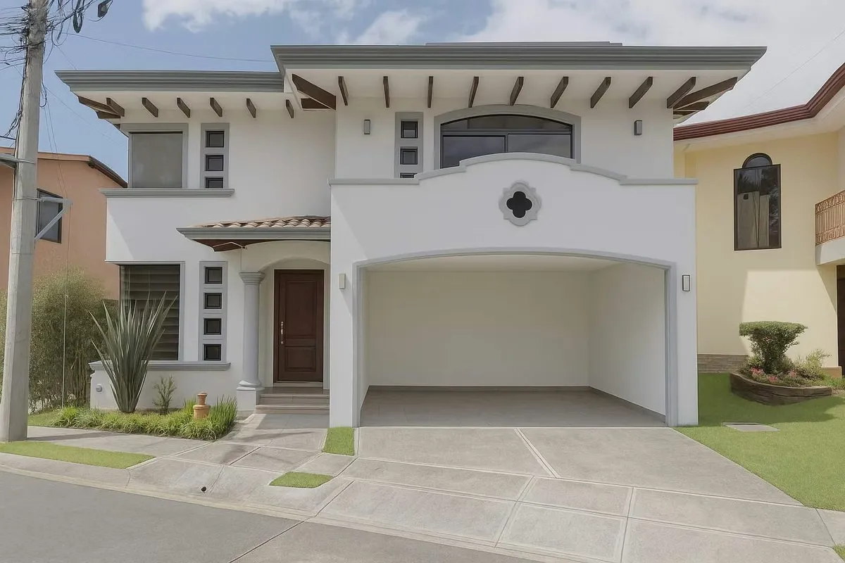 Venta casa de 2 plantas en condominio Vista Real, San Rafael. (FE)