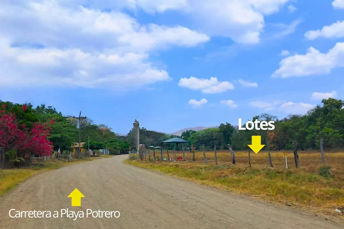 Venta de lotes a 15 minutos de Playa Potrero.