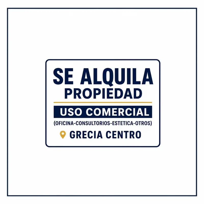 Property is rented for commercial use, ideal for offices, medical, veterinary, manufacturing, shop, others. For its location there is easy parking.
