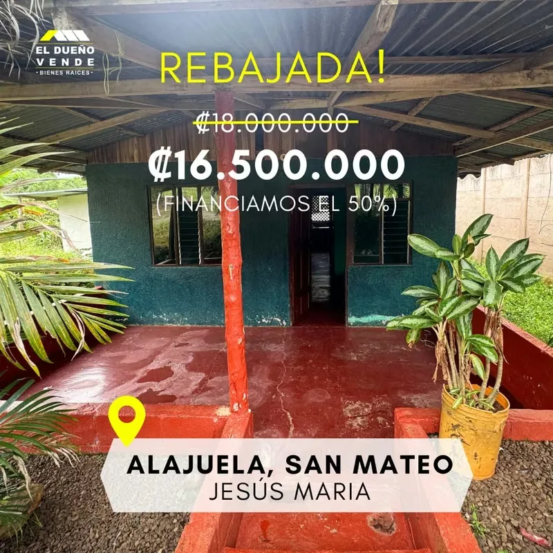 Casa en Venta en Orotina San Mateo, Jesús Maria.