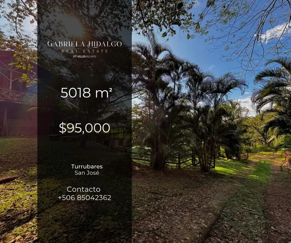 It is sold potential property of 5,018.39 m ² located in San Pedro de Turrubaras, within a private residential with electric gate. Ideal for those who ...